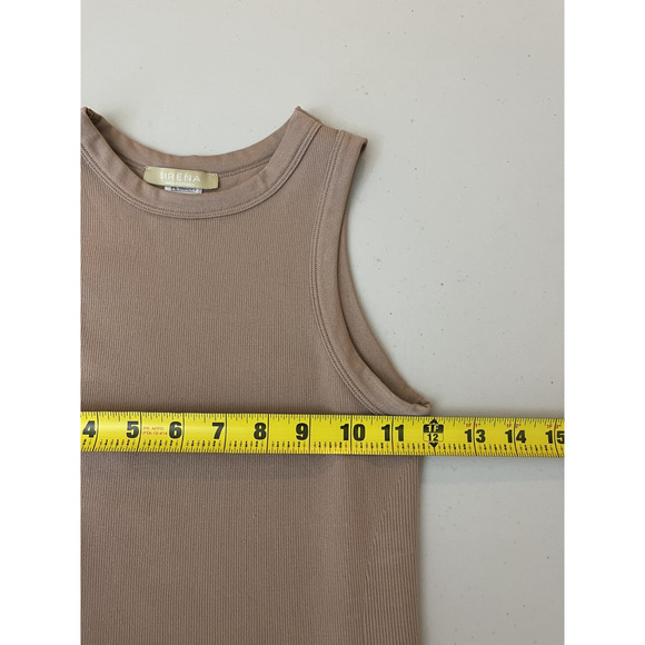 Sirena Santa Barbara Ribbed Bodysuit OS Thong Minimal Beach Y2K Shaping Capsule - Picture 13 of 14